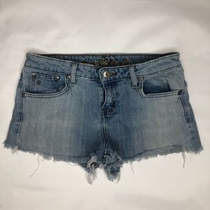 Frayed Jean Shorts